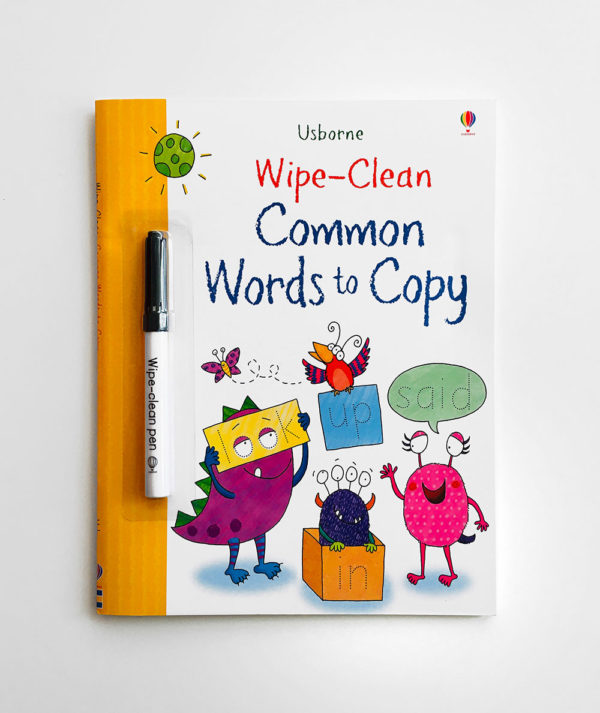 WIPE-CLEAN COMMON WORDS TO COPY