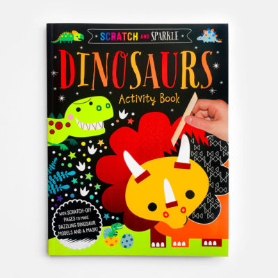 SCRATCH AND SPARKLE: DINOSAURS ACTIVITY BOOK