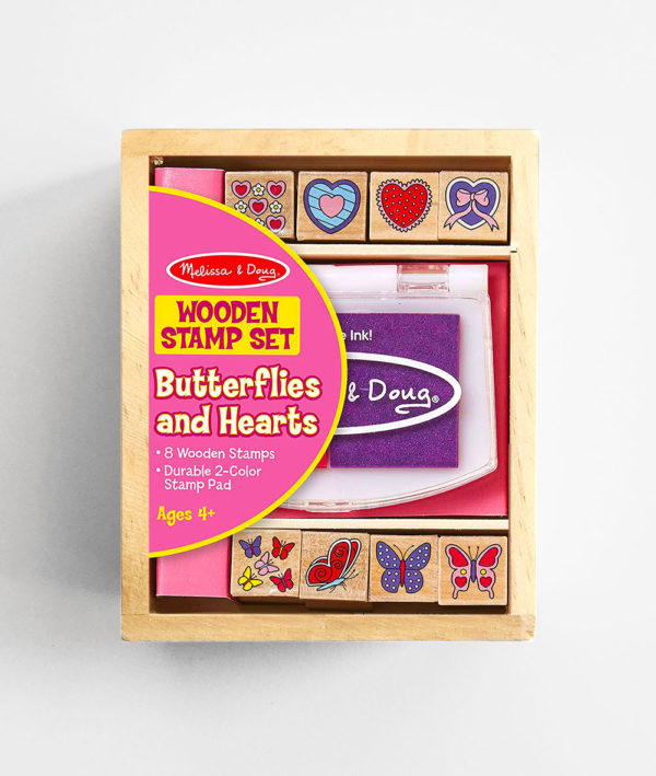 STAMP SET: BUTTERFLIES AND HEARTS