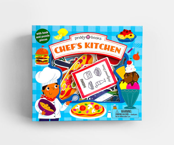 CHEF'S KITCHEN: BOOK AND PUZZLE PIECES