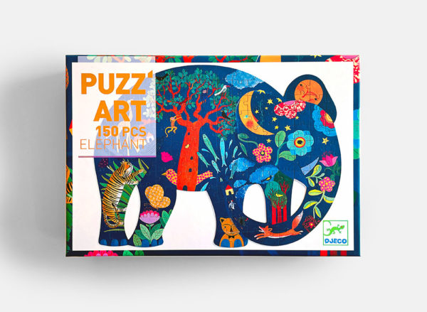 PUZZLE: ART ELEPHANT (150 PIEZAS)